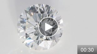 ダイヤモンドルース　3.037ct　Hカラー　ブリリアントカット　Very Good　SI1　ミニ動画